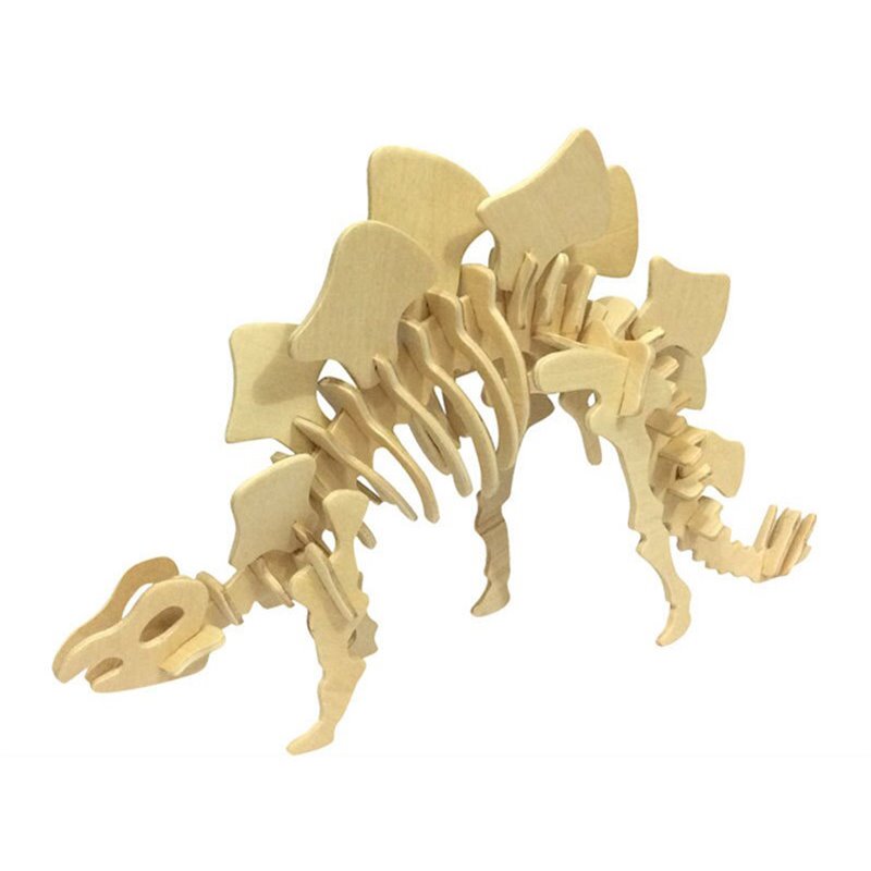 Kleiner Stegosaurus - 3D Holz Puzzle