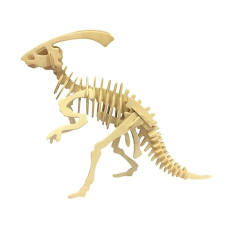 kleiner Parasaurolophus - 3D Holzmodell Puzzle
