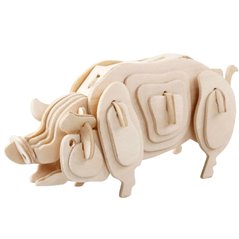 Schwein - 3D Holz Puzzle