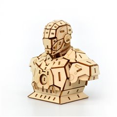 Marvels Iron Man - 3D Holz Puzzle