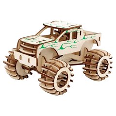 Monster Truck - 3D Holz Puzzle