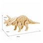 Triceratops II - 3D Holzmodell Puzzle