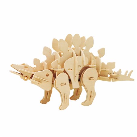 Stegosaurus - 3D Holzmodell Puzzle