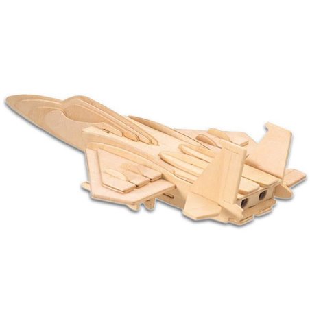 Kampf Flugzeug F-15 - 3D Holzmodell Puzzle