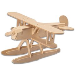 Wasserflugzeug Heinkel HE 51 - 3D Holz Puzzle
