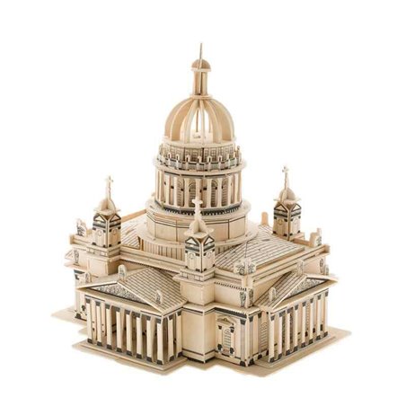 Kathedrale ISSA Kiev - 3D Holzmodell Puzzle