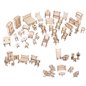 34 verschiedene Möbel - 3D Holzmodell Puzzle