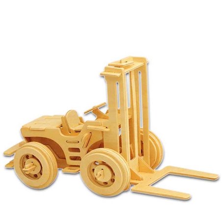Gabelstapler I - 3D Holzmodell Puzzle