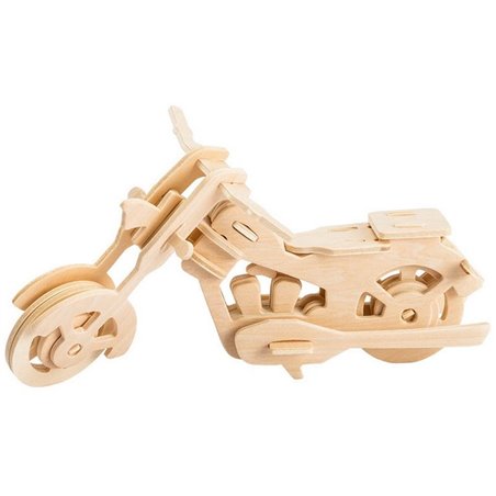 Motorrad II - 3D Holzmodell Puzzle