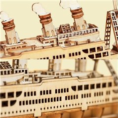 Dampfschiff - 3D Holz Puzzle
