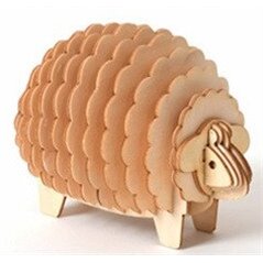 Schaf - 3D Holz Puzzle