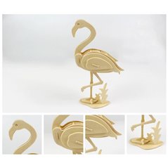 Flamingo I - 3D Holz Puzzle