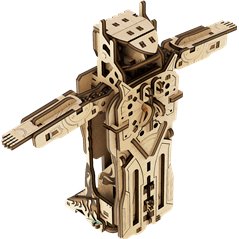 Roboter Flugzeug 3D Holz Puzzle