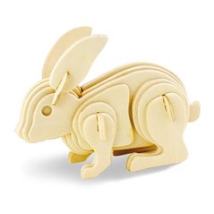 Hase III - 3D Holz Puzzle
