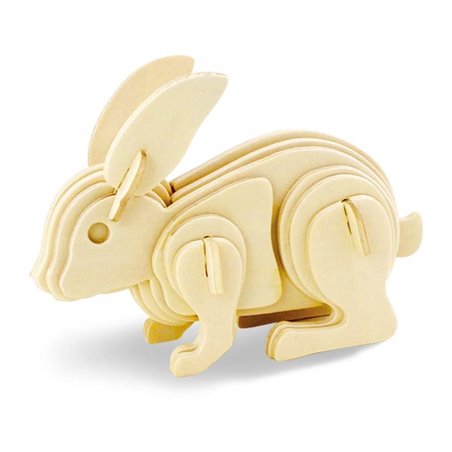 Hase III - 3D Holz Puzzle
