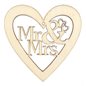 Symbol Mr. & Mrs - 3D Holzmodell Puzzle