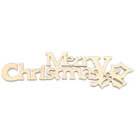 Symbol Merry Christmas - 3D Holzmodell Puzzle