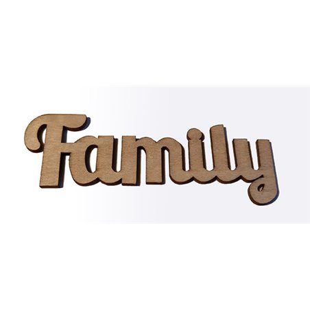 Symbol Family - 3D Holzmodell Puzzle