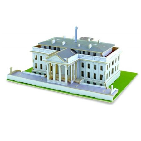 The White House - 3D Holzmodell Puzzle