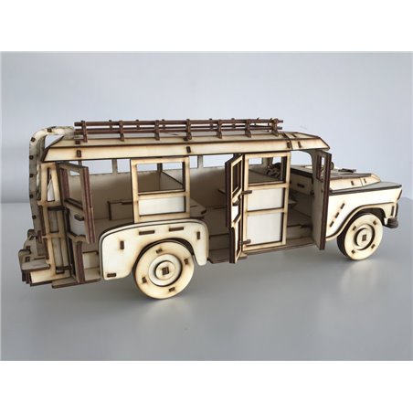 Chevy Apache Woodie Bus 48 als 3D Grossmodell