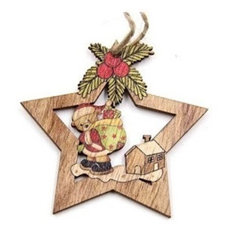 Symbol Weihnachtsstern - III - 3D Holzmodell Puzzle