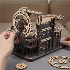Kugelbahn Night City  - 3D Holz Puzzle