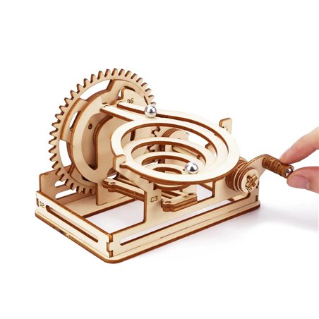 Kugelbahn Coaster - 3D Holzmodell Puzzle