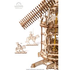 ugears Turm Windmühle - 3D Holz Puzzle