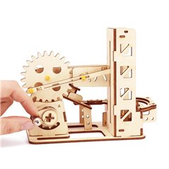Kugelbahn Elevator - 3D Holz Puzzle