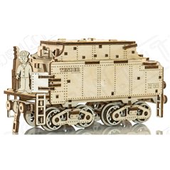 Wooden Express + Tender Eisenbahn - 3D Holz Puzzle