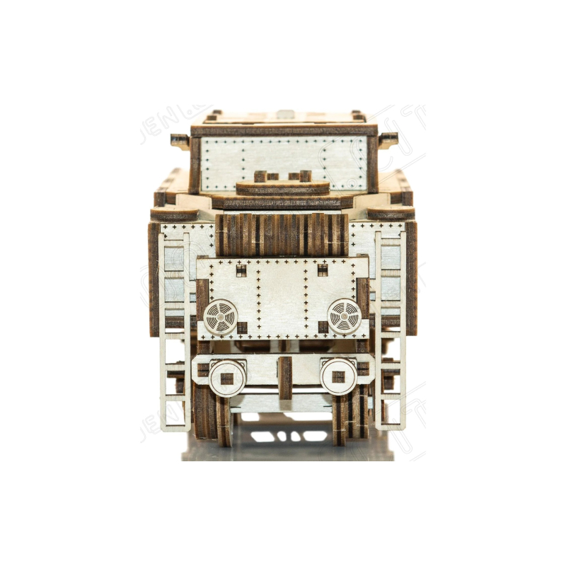 Wooden Express + Tender Eisenbahn - 3D Holz Puzzle