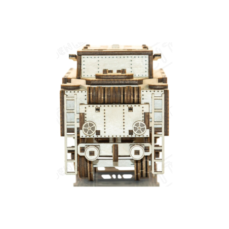 Wooden Express + Tender Eisenbahn - 3D Holz Puzzle