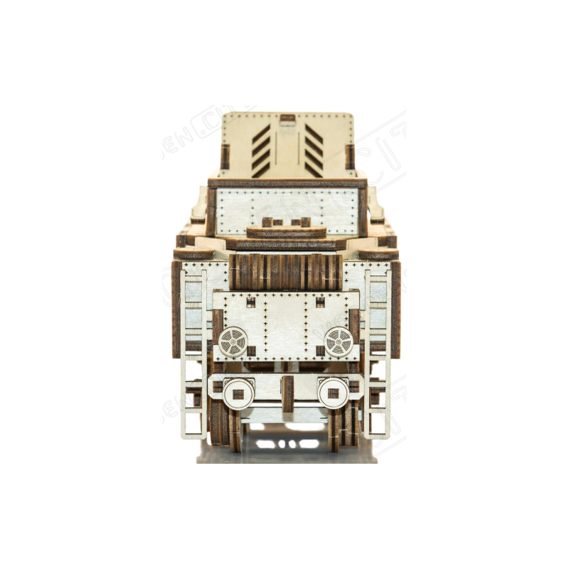 Wooden Express + Tender Eisenbahn - 3D Holz Puzzle