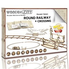 Eisenbahnschienen - 3D Holz Puzzle