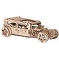Hot Rod Fahrzeug - 3D Holzmodell Puzzle