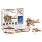 Doppeldecker (Biplane) - 3D Holzmodell Puzzle