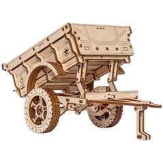 Anhänger für Truck 4 × 4 - 3D Holz Puzzle