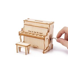 Klavier Musik Box - La Vie En Rose - 3D Holz Puzzle