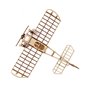 Flugzeug Bleriot XI - 3D Holzmodell Puzzle