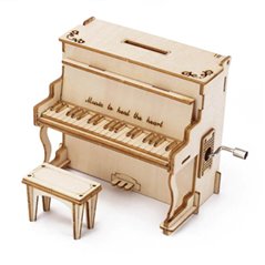 Klavier Musik Box - My Heart Will Go On - 3D Holz Puzzle