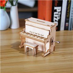 Klavier Musik Box -  Happy Birthday - 3D Holz Puzzle