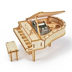 Grand Piano Musik Box - Hedwig Theme - 3D Holz Puzzle
