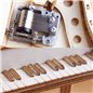 Grand Piano Musik Box - Hedwig Theme - 3D Holzmodell Puzzle