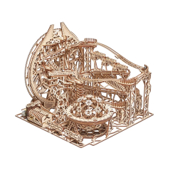 Galaxy Kugelbahn - 3D Holzmodell Puzzle
