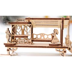 ugears Strassenbahnlinie - 3D Holz Puzzle