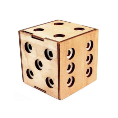 Leonardo's Gedanken Puzzle  – Würfel Geheimbox - Knobelspiel