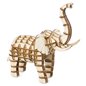 Elefant II - 3D Holzmodell Puzzle