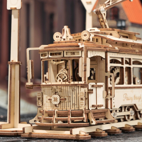 City Tram LK801 - 3D Holzmodell Bausatz | ROKR