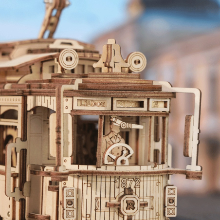 City Tram LK801 - 3D Holzmodell Bausatz | ROKR