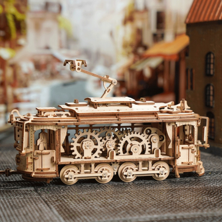City Tram LK801 - 3D Holzmodell Bausatz | ROKR